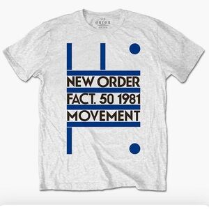 Next Level Vintage New Order Slim Fit Y2K Short Sleeve Band T-shirt Size L